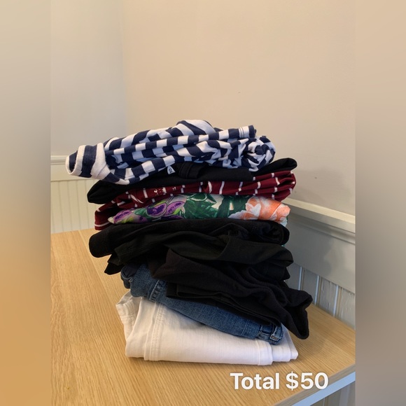 Maternity dress and jeans. Only use 3 month.Good condition. 10 clothes for $50. - Picture 16 of 16